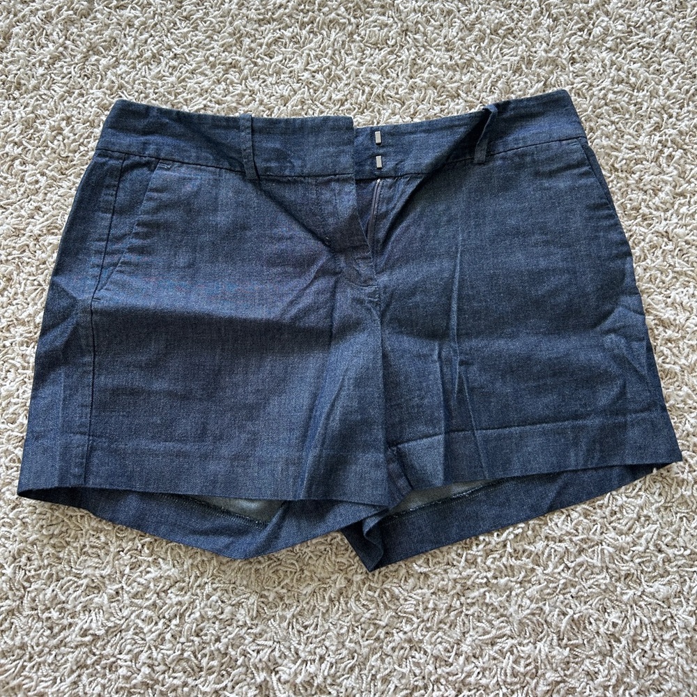 Ann Taylor Factory Women’s Size 4 Dark Blue Cotton Shorts